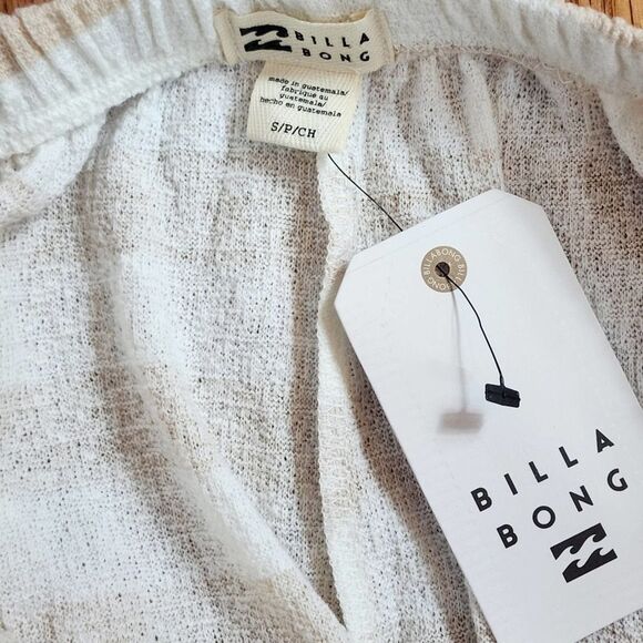 NWT Billabong Womens High Rise Breeze By Striped Ruffle Cotton Shorts SZ Small - Picture 7 of 8